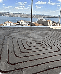 Oluklu Yerden Isıtma - şapkes örnek çalışma